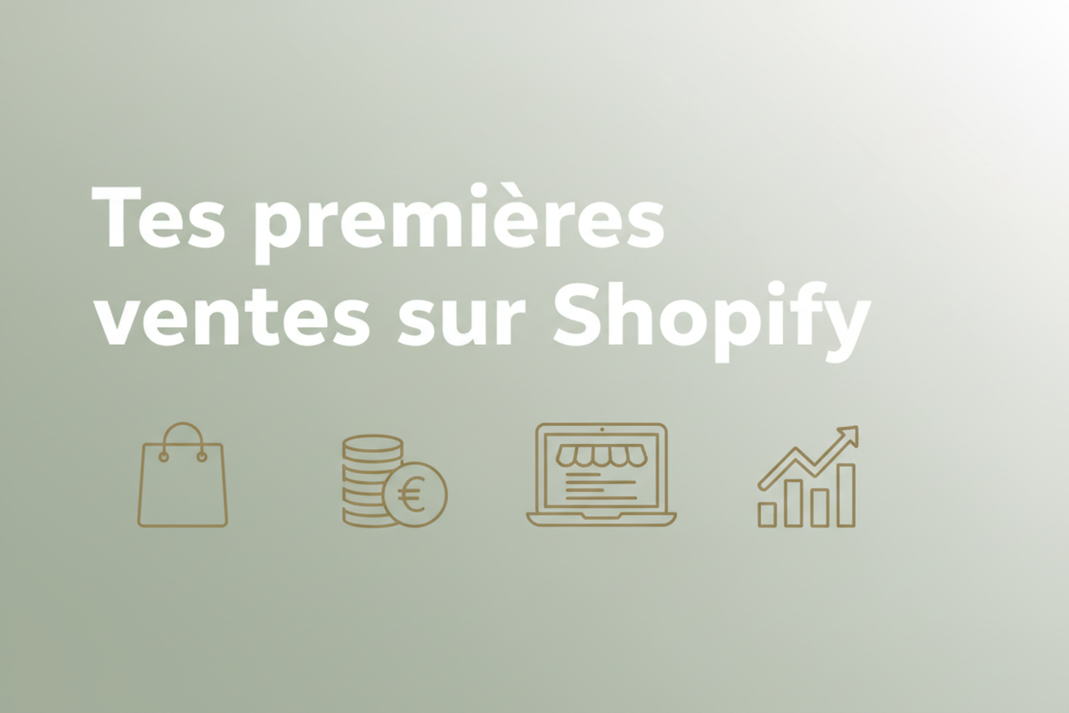 Comment réaliser ses premières ventes sur Shopify ?
