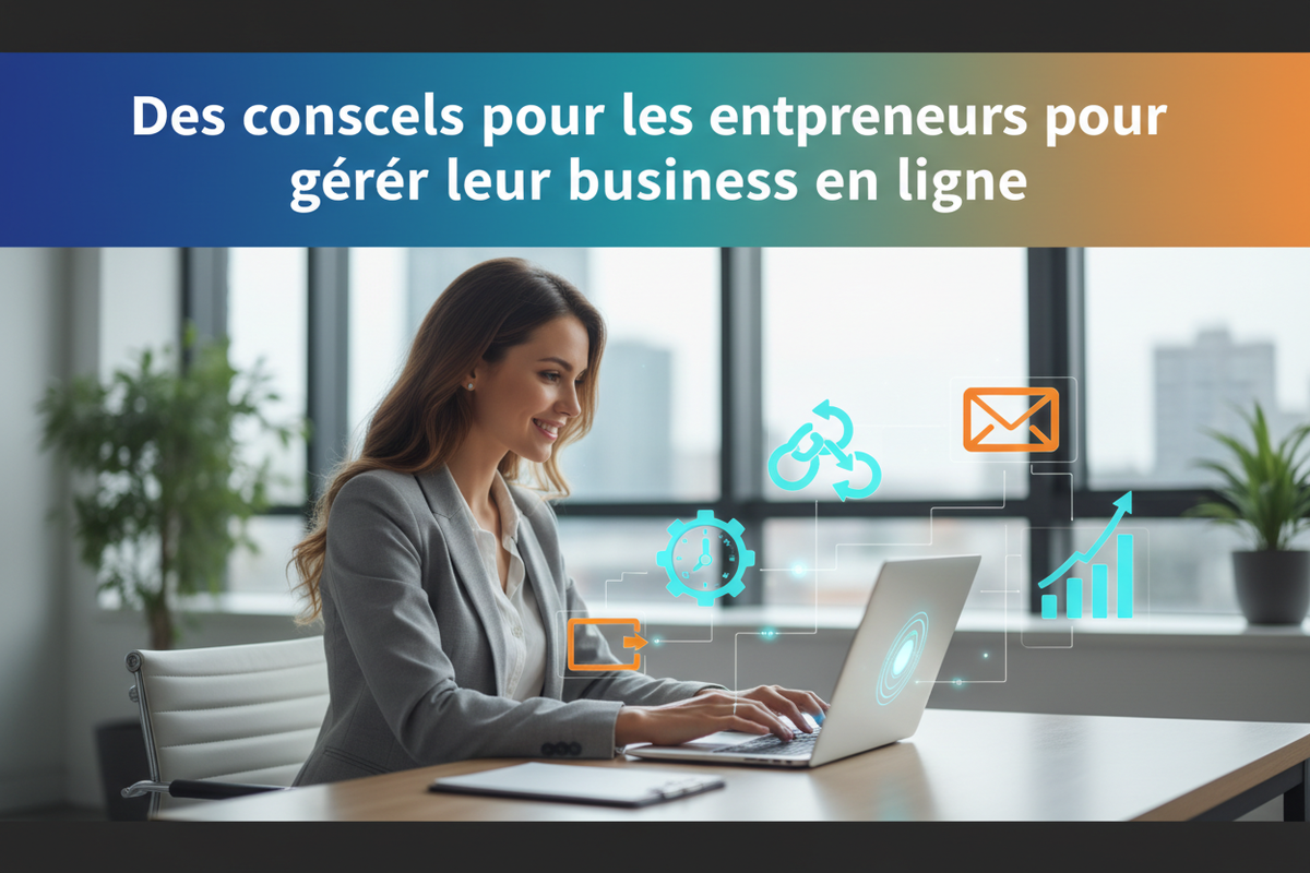 Des conseils pour les entrepreneurs pour gérer leur business en ligne