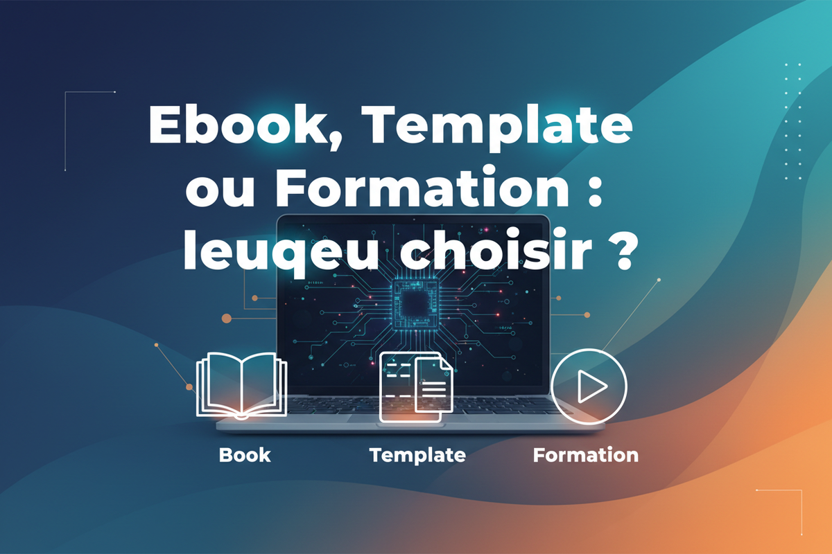 Ebooks, templates, formation : quel produit digital pour démarrer ?