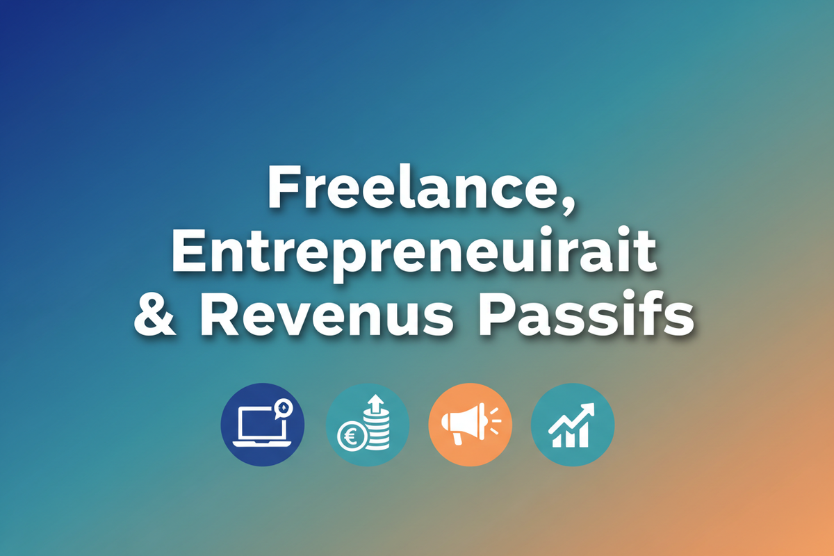 Freelance, entrepreneuriat, revenus passifs, visibilité : les 4 piliers du business en ligne