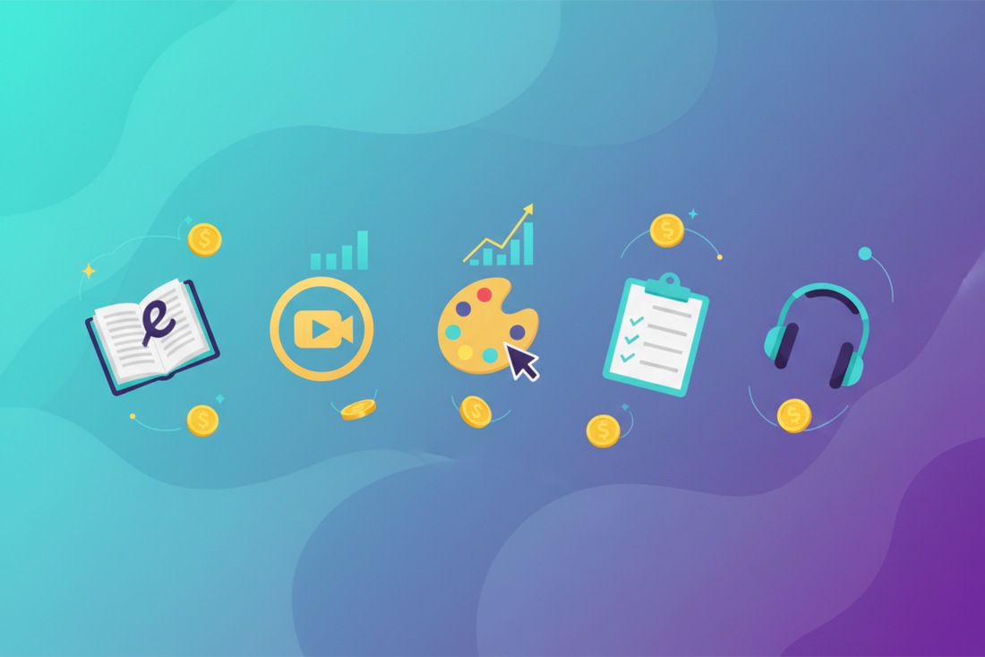 Les 5 Meilleurs Produits Digitaux à Vendre pour Générer des Revenus Passifs