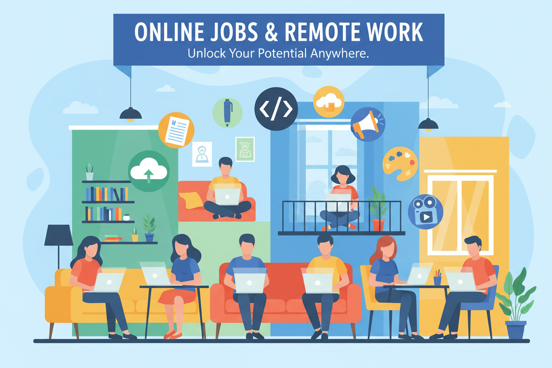 Les métiers en ligne : top 10 des activités pour travailler depuis chez soi