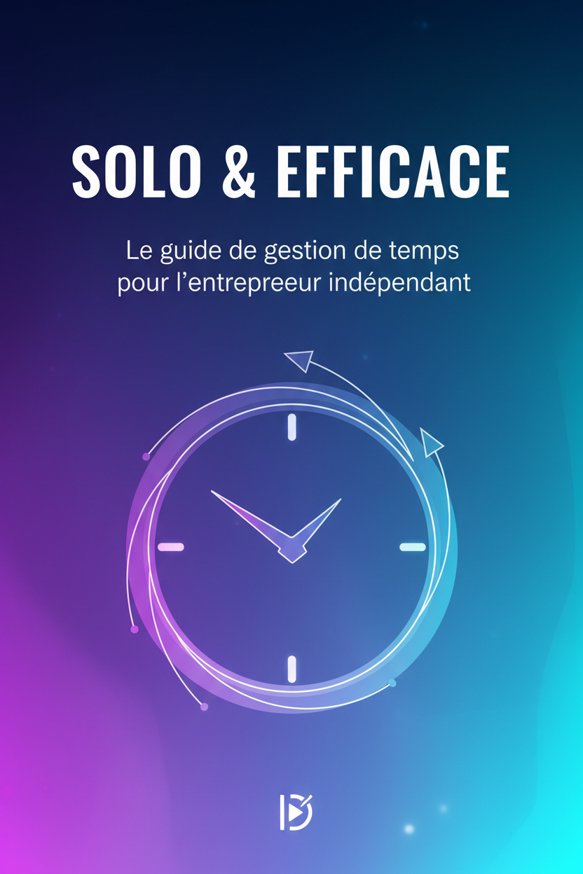 Couverture ebook Solo & Efficace - Guide gestion du temps entrepreneur